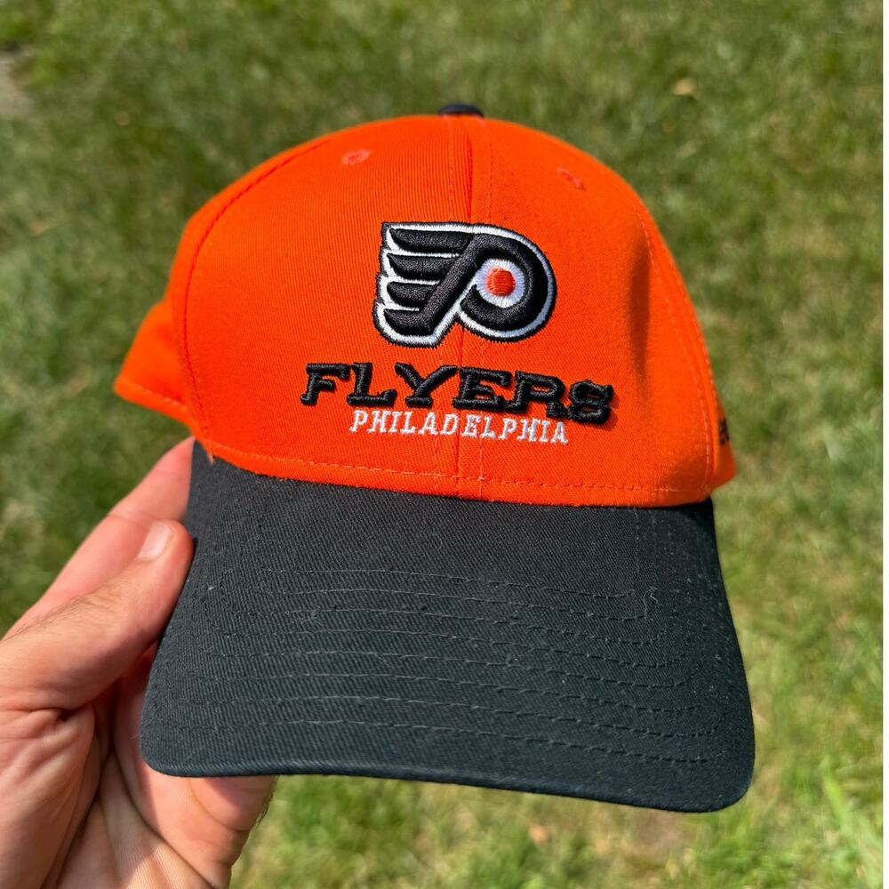 vintage reebok philadelphia flyers hat hockey cap
